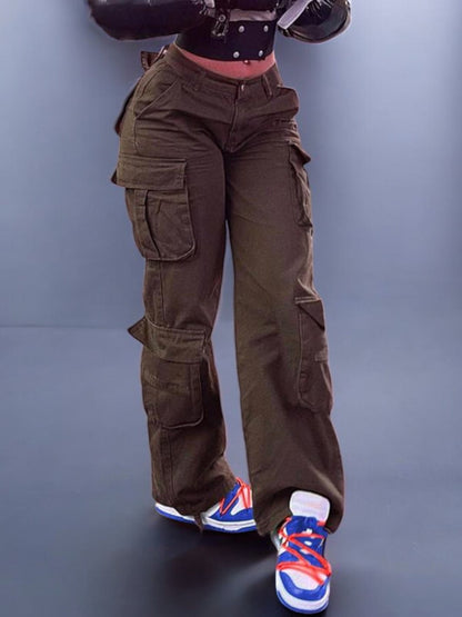 Nia High Waisted Cargo Pants