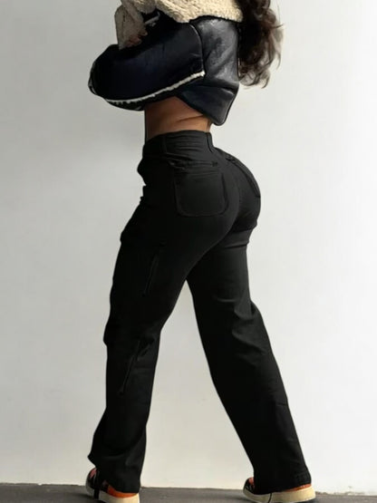 Nia High Waisted Cargo Pants