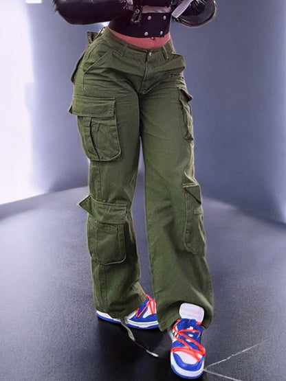 Nia High Waisted Cargo Pants